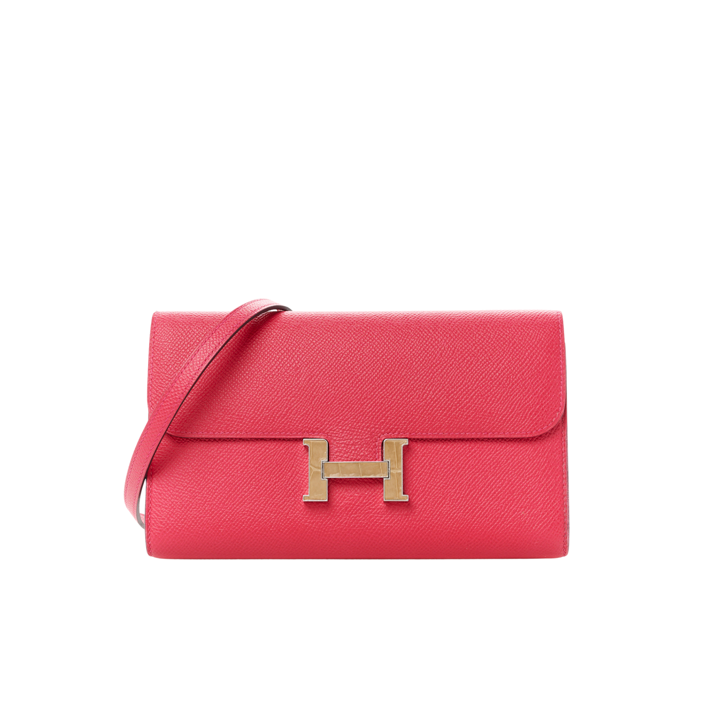 Hermes Constance To Go Rose Extreme Epsom Leather