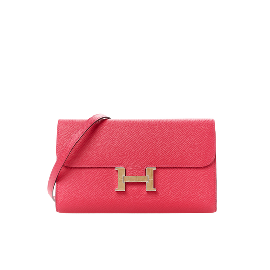 Hermes Constance To Go Rose Extreme Epsom Leather