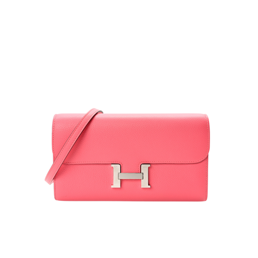 Hermes Constance To Go Rose Azalee Epsom Leather