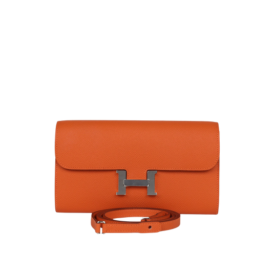 Hermes Constance To Go Orange H Epsom Leather