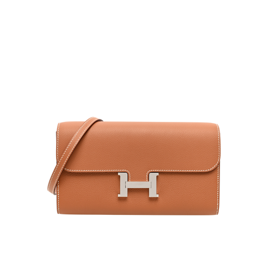 Hermes Constance To Go Gold Evercolor Leather