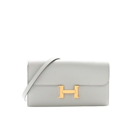 Hermes Constance To Go Bleu Glacier Evercolor Leather