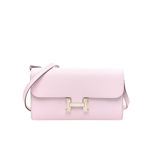 Hermes Constance To Go Mauve Pale Evercolor Leather