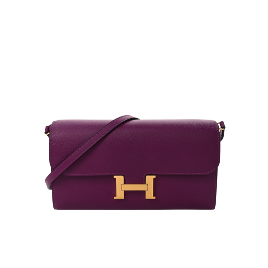 Hermes Constance To Go Anemone Evercolor Leather