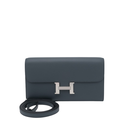 Hermes Constance To Go Gris Misty Evercolor Leather