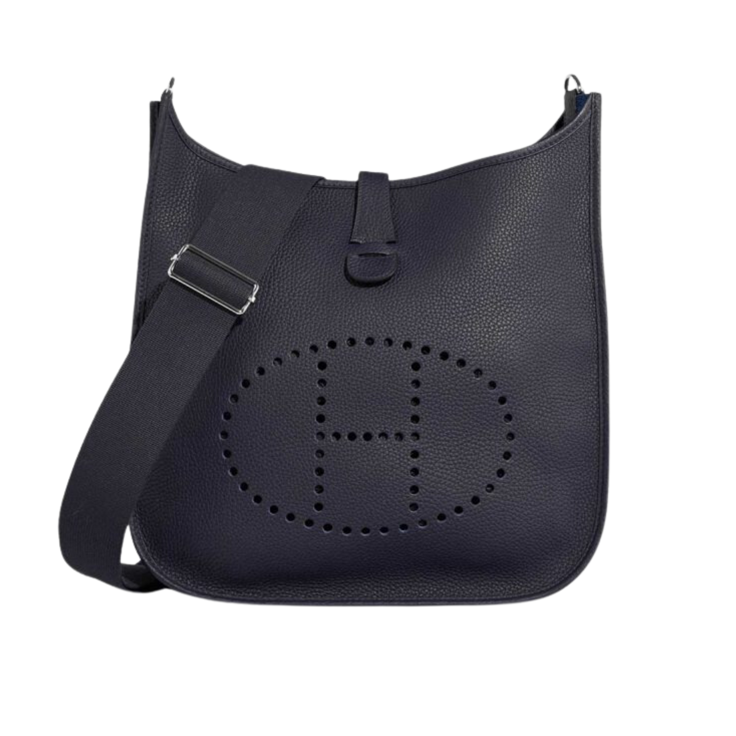Hermes Evelyne GM Bleu Nuit Clemence Leather