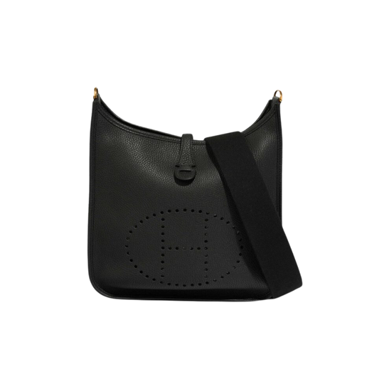 Hermes Evelyne PM Noir Clemence Leather