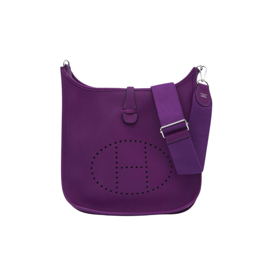 Hermes Evelyne PM Anemone Clemence Leather