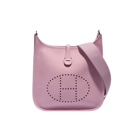 Hermes Evelyne PM Mauve Sylvestre Clemence Leather
