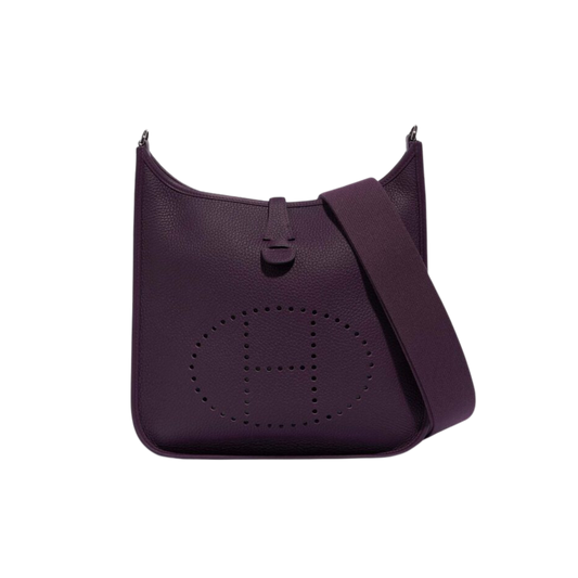Hermes Evelyne PM Cassis Clemence Leather