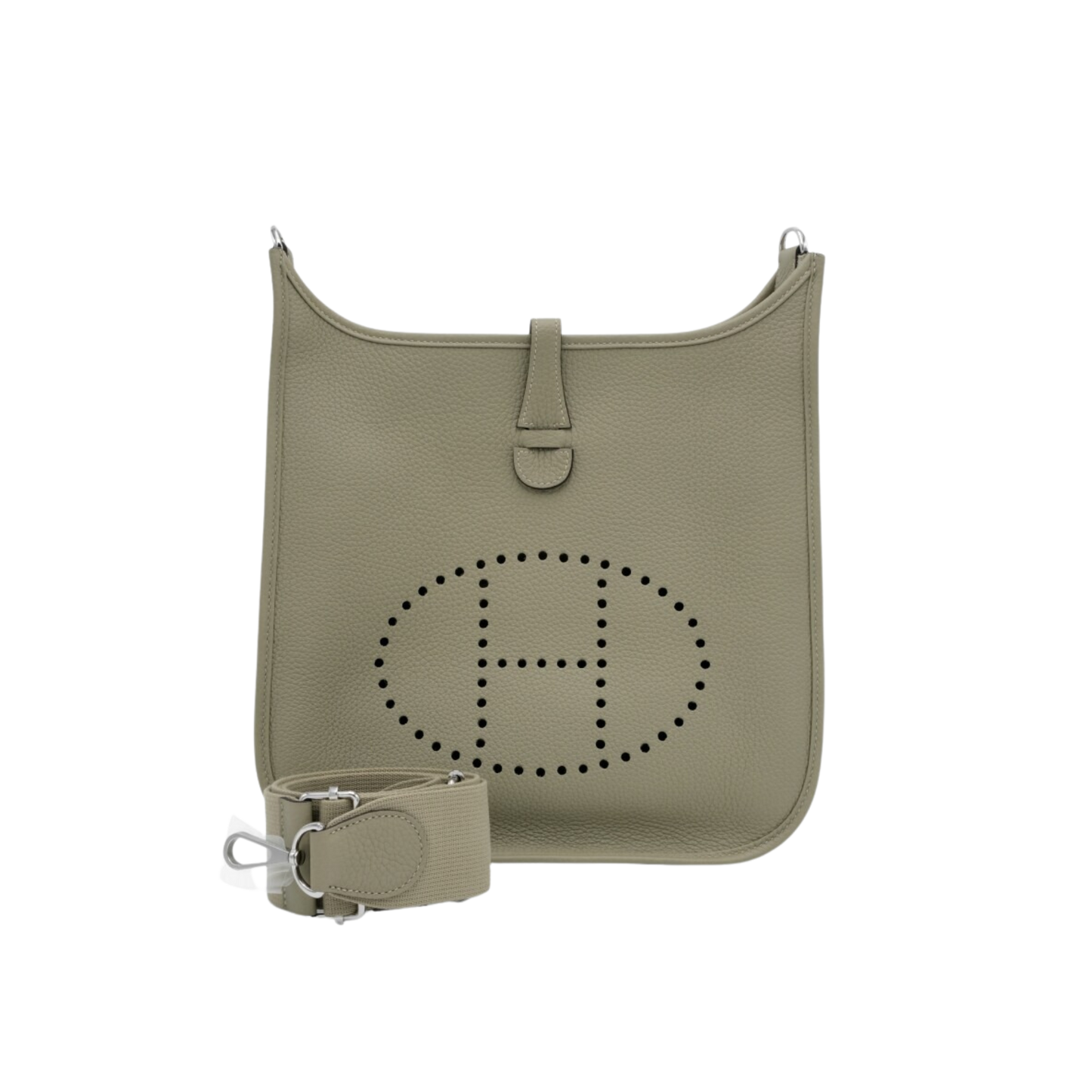 Hermes Evelyne PM Sauge Clemence Leather