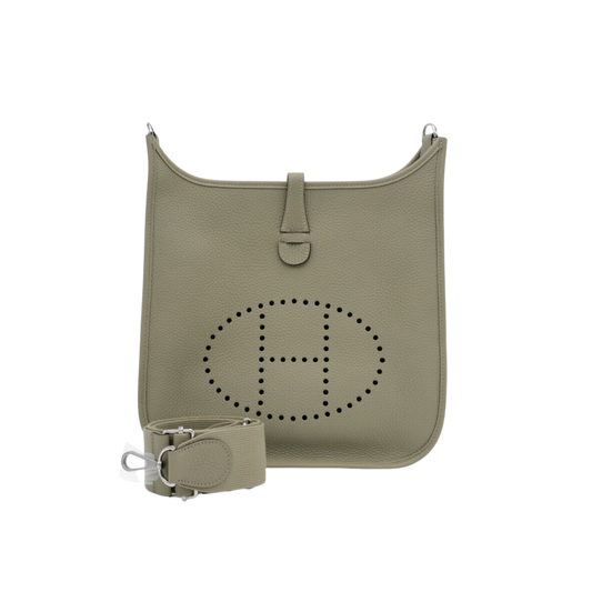 Hermes Evelyne PM Sauge Clemence Leather
