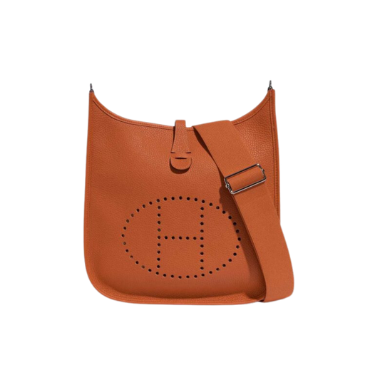 Hermes Evelyne PM Orange H Clemence Leather