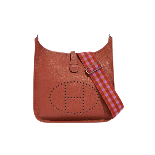 Hermes Evelyne PM Cuivre Clemence Leather