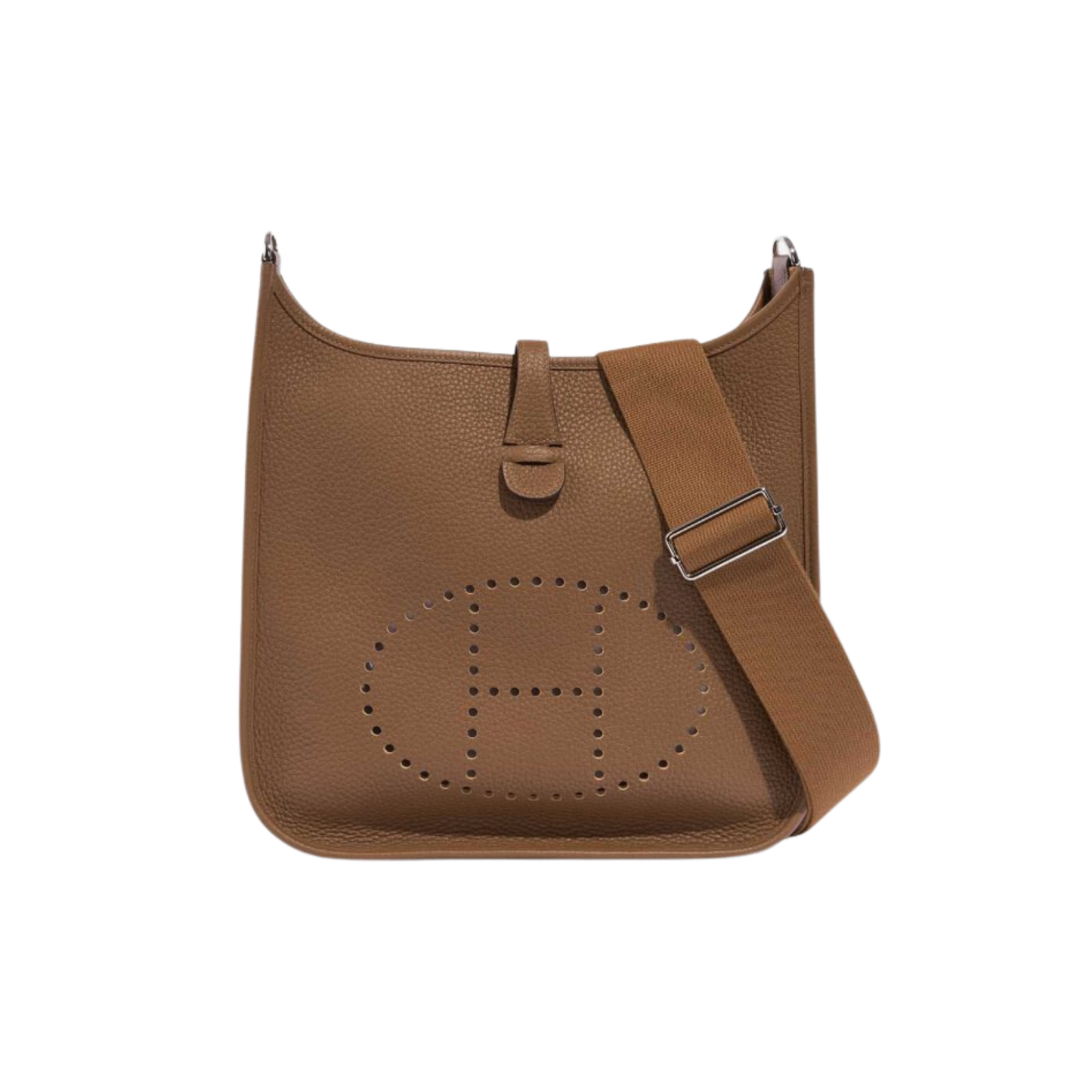 Hermes Evelyne PM Alezan Clemence Leather