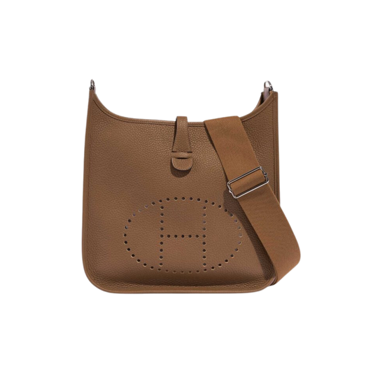 Hermes Evelyne PM Alezan Clemence Leather