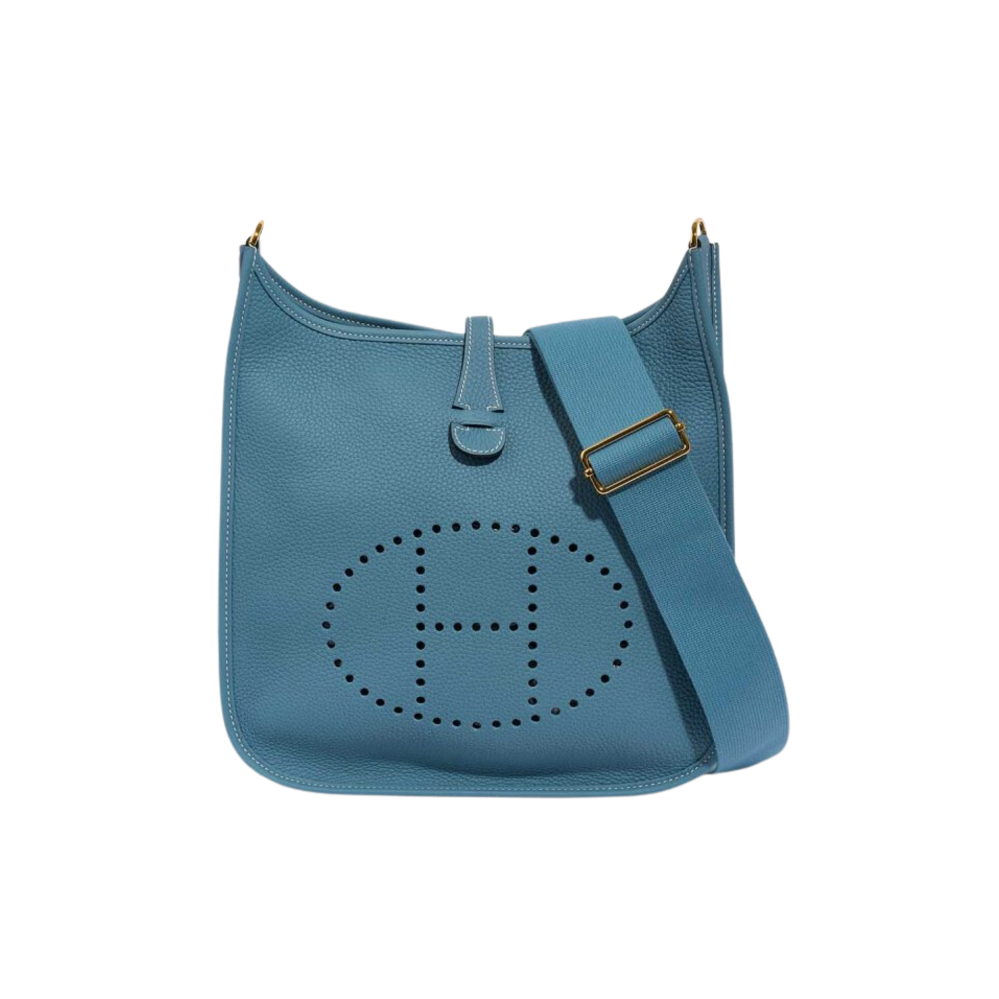 Hermes Evelyne PM Bleu Jean Clemence Leather