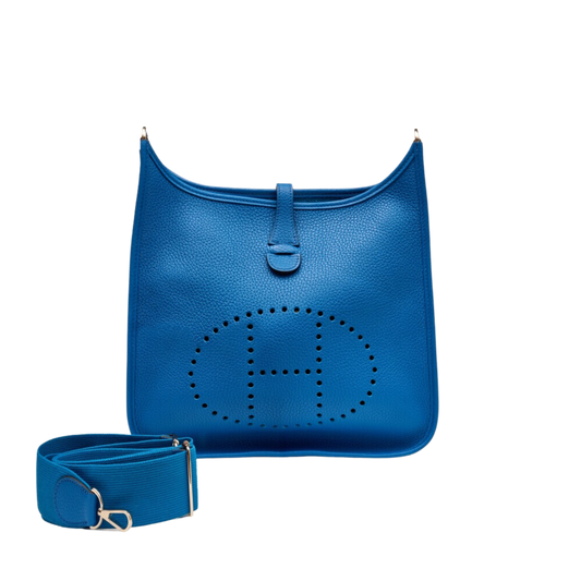Hermes Evelyne PM Bleu France Clemence Leather