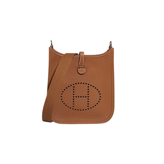 Hermes Evelyne TPM Gold Clemence Leather