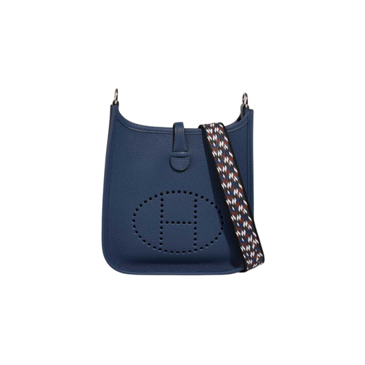 Hermes Evelyne TPM Deep Blue Clemence Leather