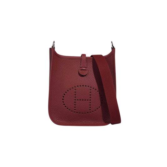 Hermes Evelyne TPM Rouge H Clemence Leather