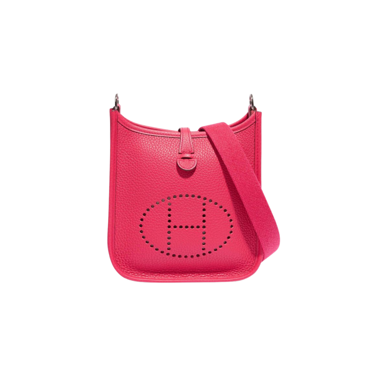 Hermes Evelyne TPM Rose Extreme Clemence Leather