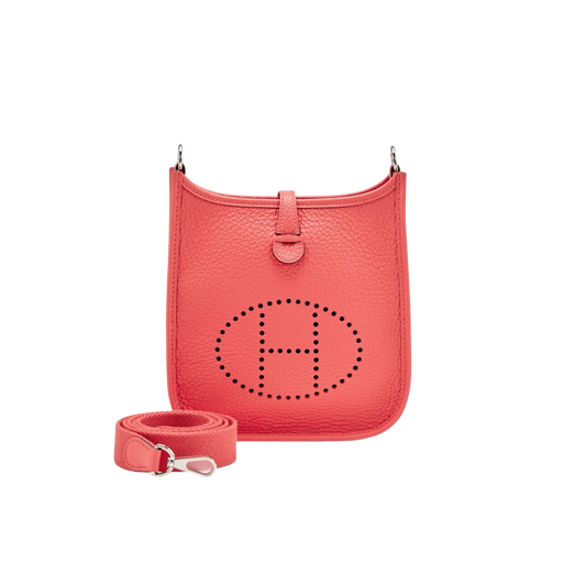 Hermes Evelyne TPM Rose Jaipur Clemence Leather