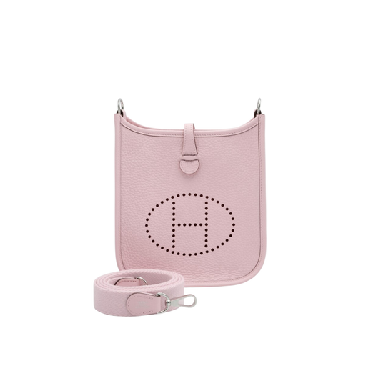 Hermes Evelyne TPM Rose Sakura Clemence Leather