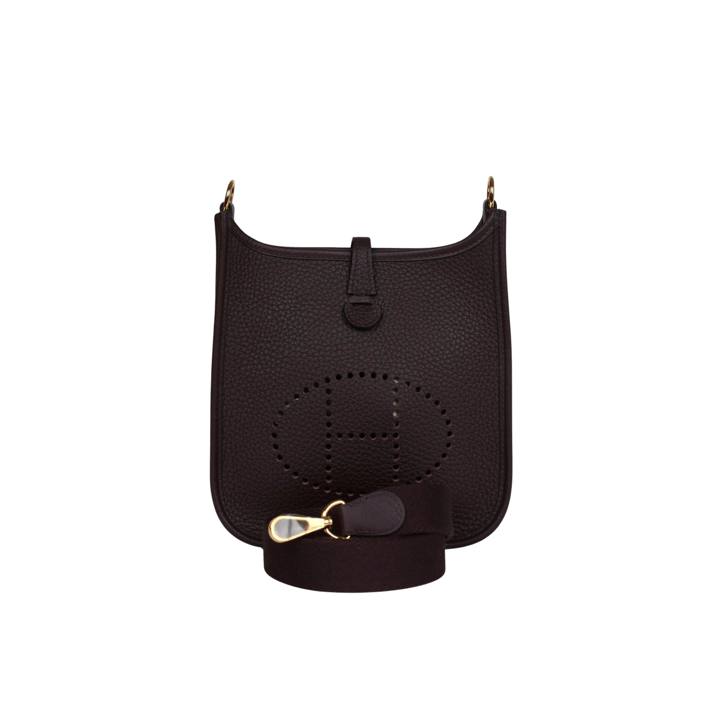 Hermes Evelyne TPM Rouge Sellier Clemence Leather