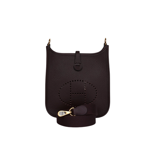 Hermes Evelyne TPM Rouge Sellier Clemence Leather