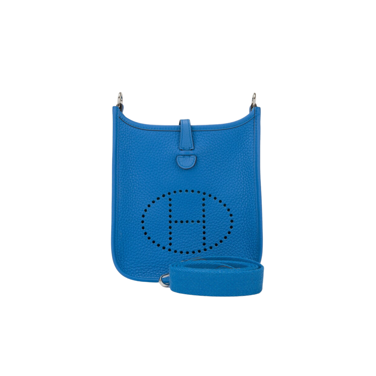Hermes Evelyne TPM Bleu Zanzibar Clemence Leather
