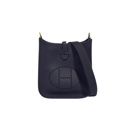 Hermes Evelyne TPM Bleu Nuit Clemence Leather