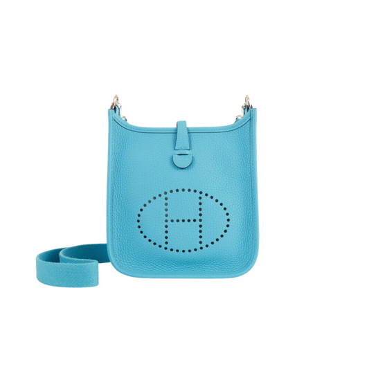 Hermes Evelyne TPM Bleu du Nord Clemence Leather