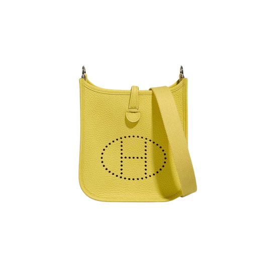 Hermes Evelyne TPM Lime Clemence Leather