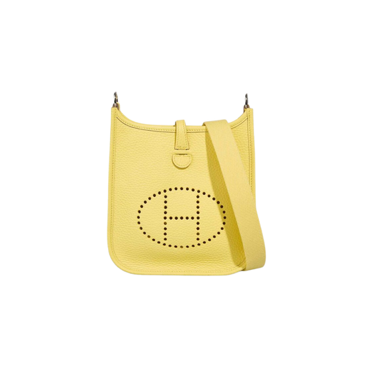 Hermes Evelyne TPM Limoncello Clemence Leather
