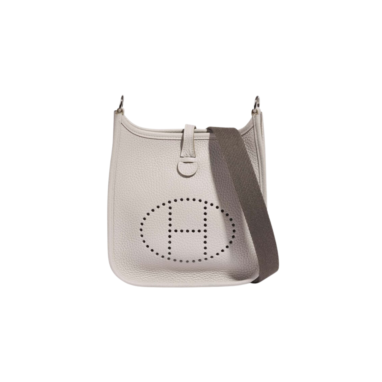Hermes Evelyne TPM Gris Perle Clemence Leather