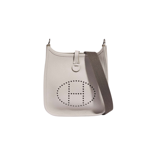 Hermes Evelyne TPM Gris Perle Clemence Leather