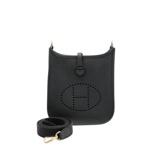 Hermes Evelyne TPM Gris Misty Clemence Leather