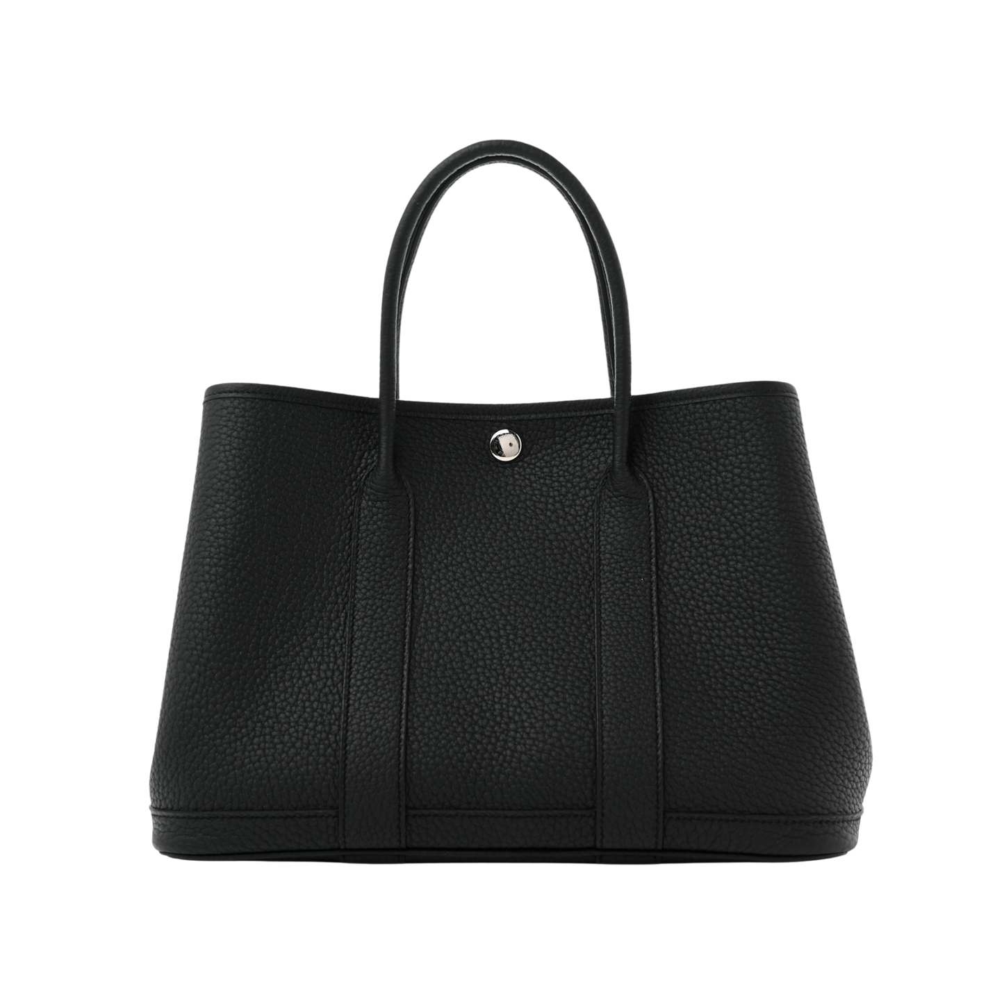 Hermes Garden Party 30 Noir Negonda Leather