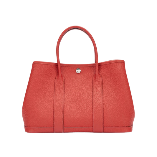 Hermes Garden Party 30 Rouge Duchesse Negonda Leather