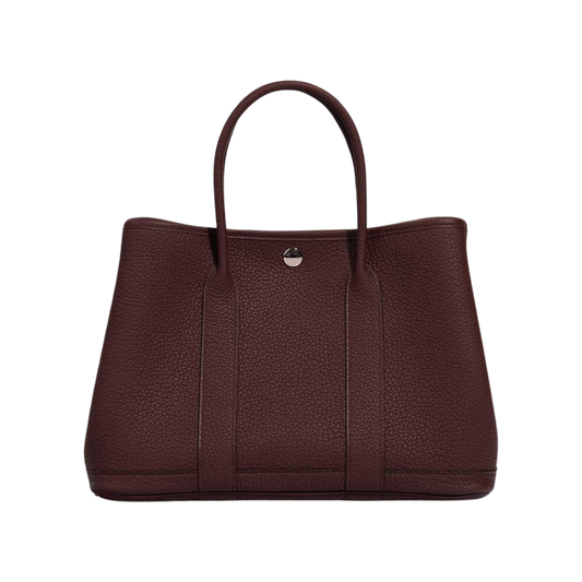 Hermes Garden Party 30 Rouge Sellier Negonda Leather