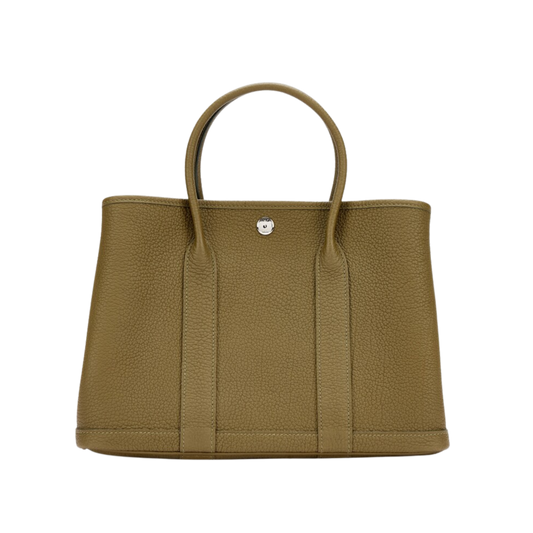 Hermes Garden Party 30 Vert Veronese Negonda Leather