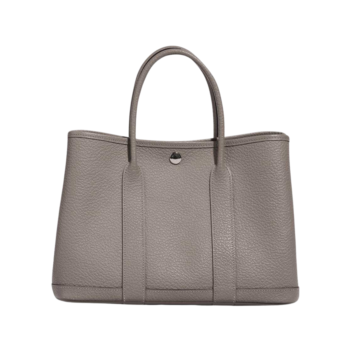 Hermes Garden Party 30 Gris Asphalte Negonda Leather