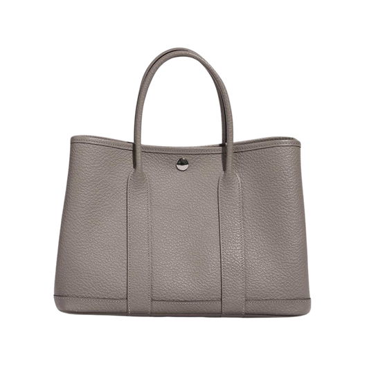 Hermes Garden Party 30 Gris Asphalte Negonda Leather