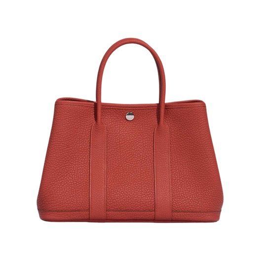 Hermes Garden Party 30 Sanguine Negonda Leather