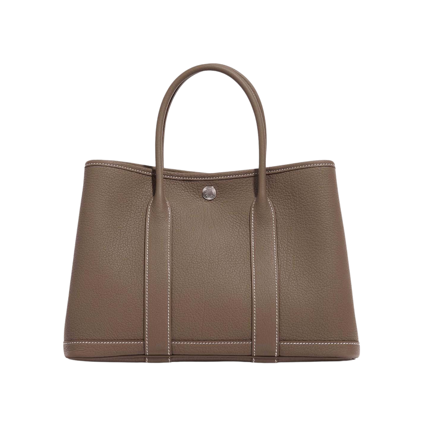 Hermes Garden Party 30 Etoupe Negonda Leather