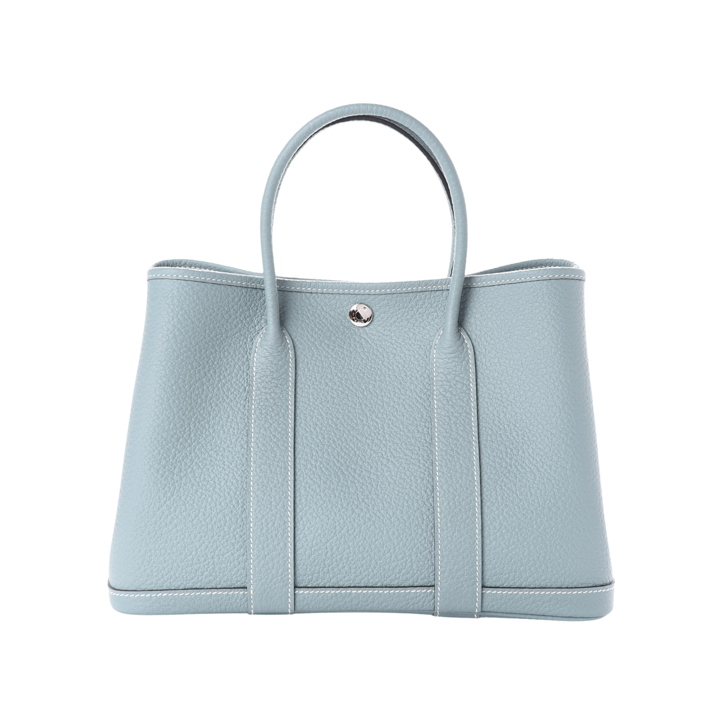 Hermes Garden Party 30 Bleu Lin Negonda Leather