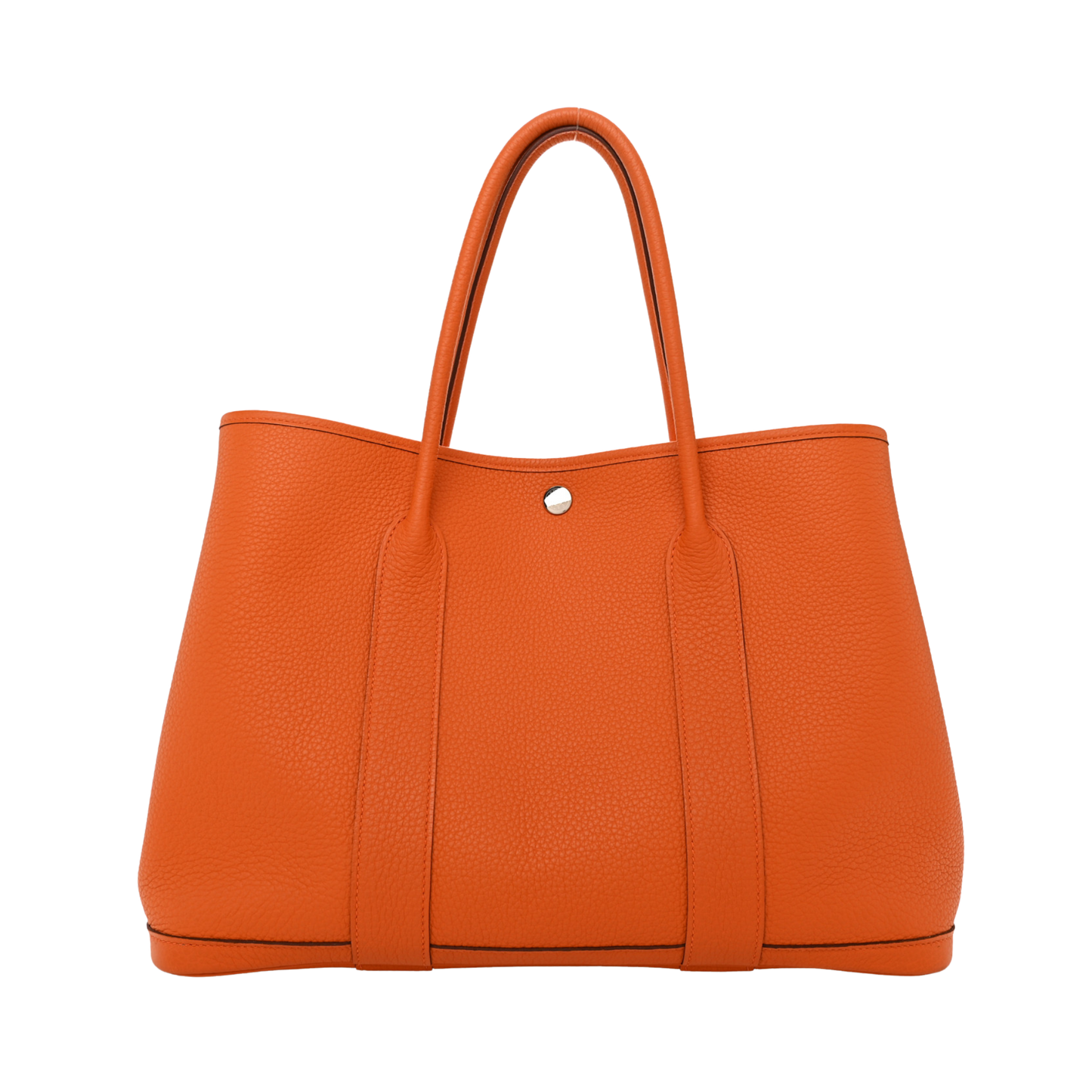 Hermes Garden Party 36 Orange H Negonda Leather