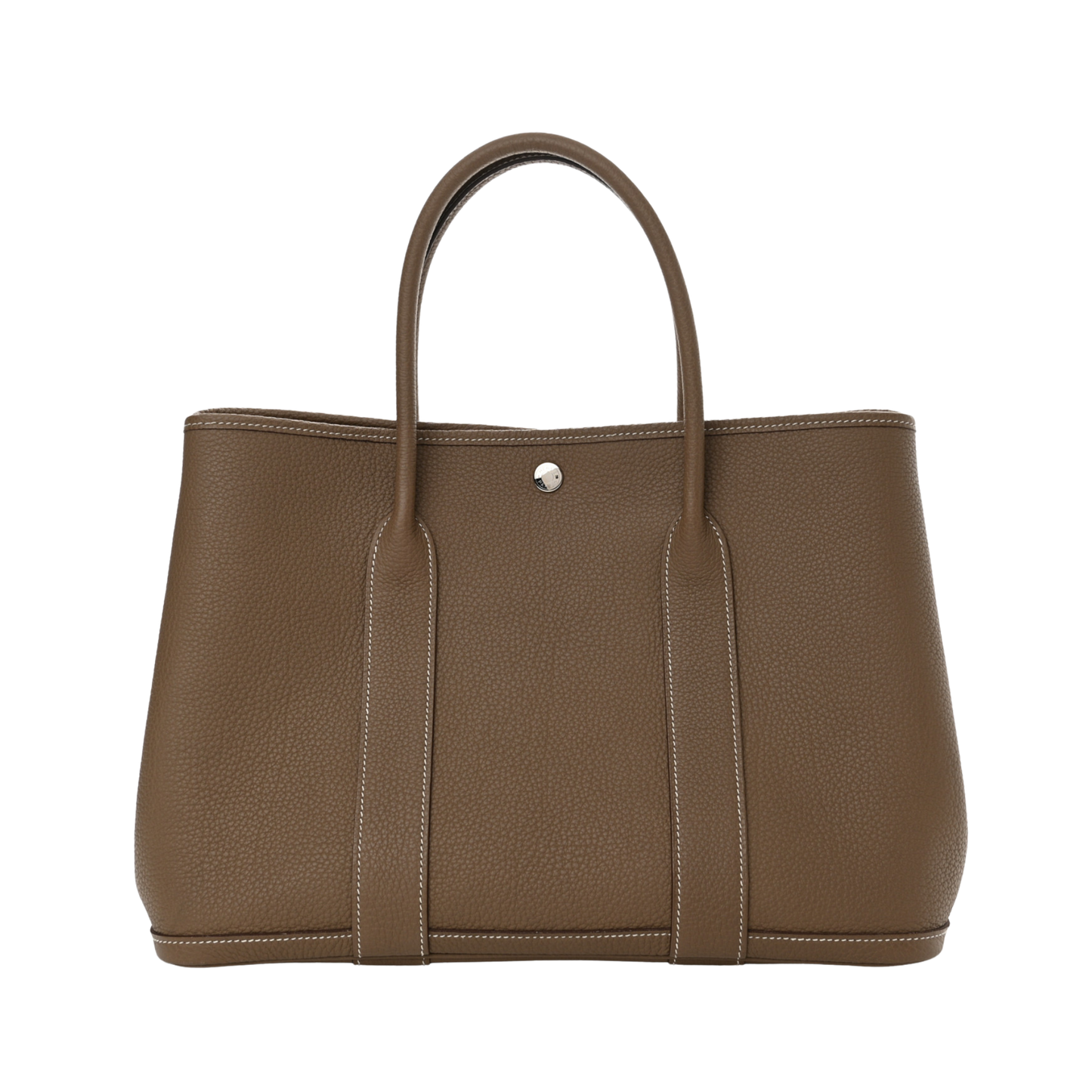 Hermes Garden Party 36 Etoupe Negonda Leather