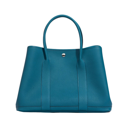 Hermes Garden Party 36 Cobalt Negonda Leather
